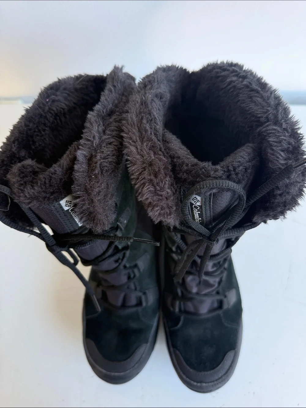 Columbia Women's Ice Maiden II Snow Boots Size 10 Black Winter Cold Weather